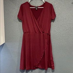 Justify maroon dress size L